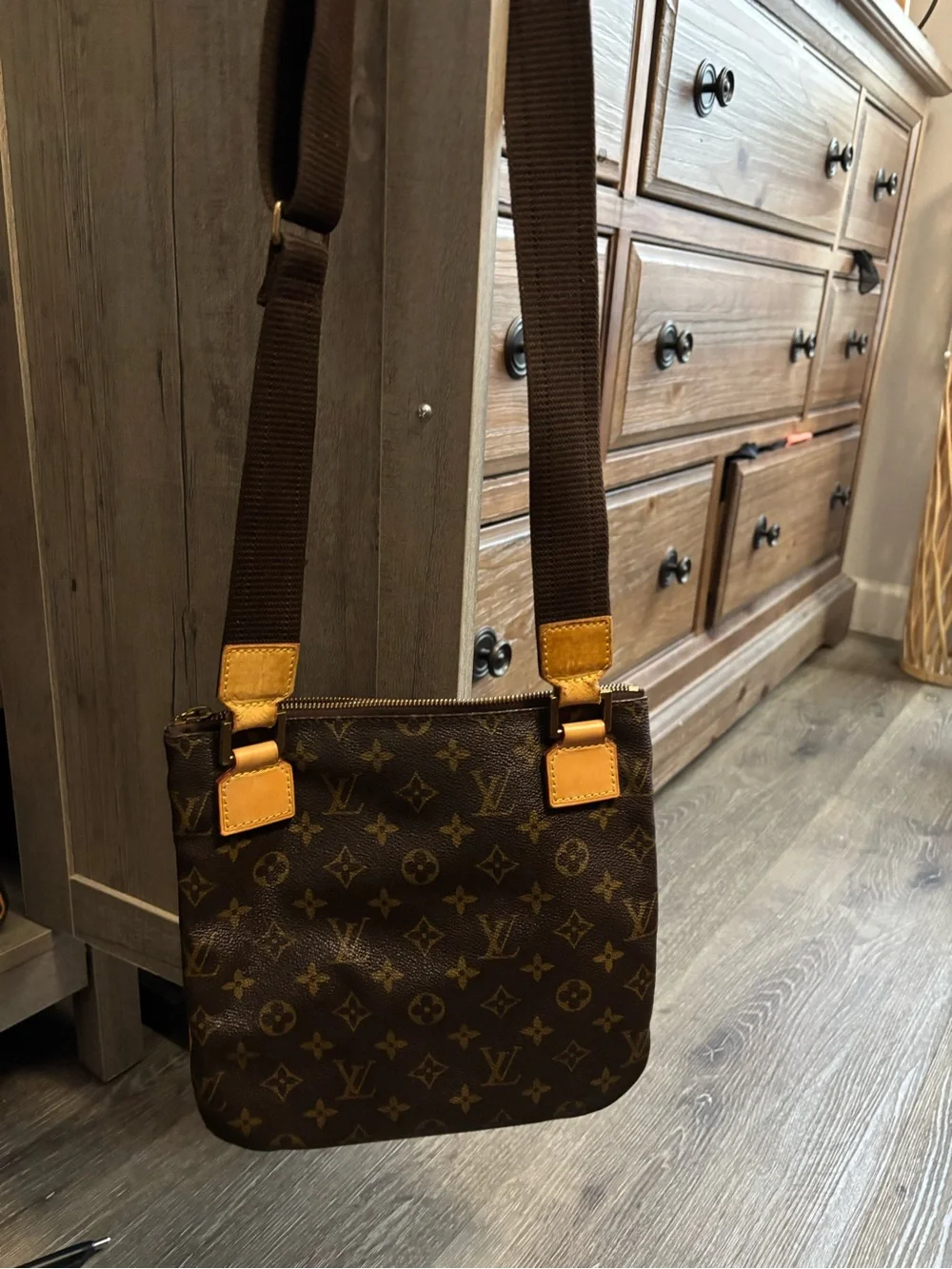 Louis Vuitton Brown Monogram Messenger Crossbody